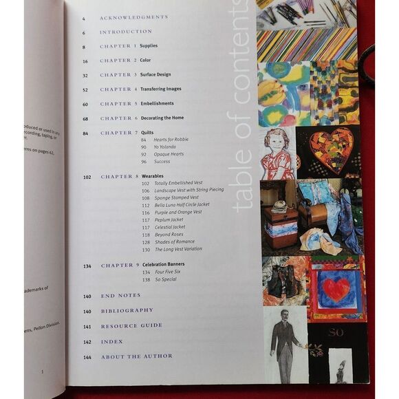 Six Color World Softcover Book1997 Porcella Clothes Quilts Sewing Cloth Quilting - Picture 3 of 6